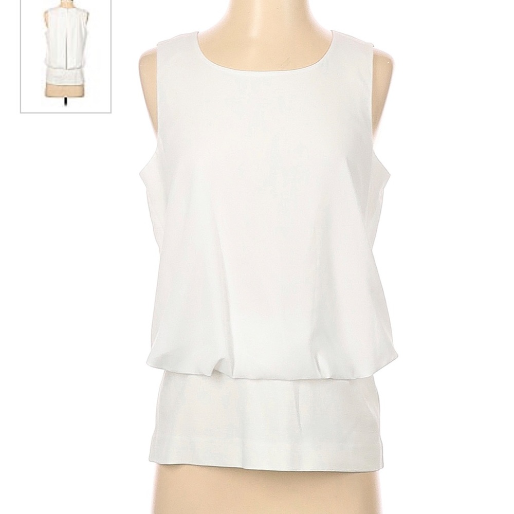 CAbi
Size S Short White Sleeve Blouse